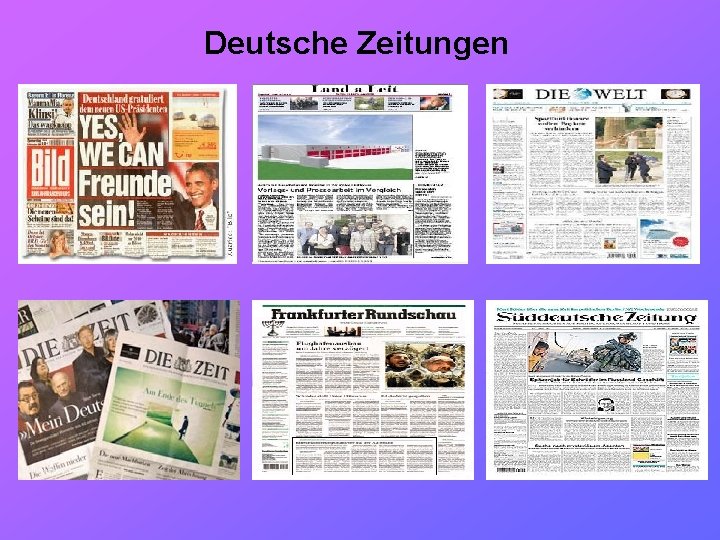 Deutsche Zeitungen 