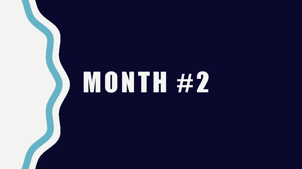 MONTH #2 