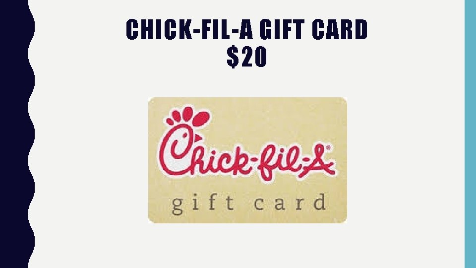 CHICK-FIL-A GIFT CARD $20 