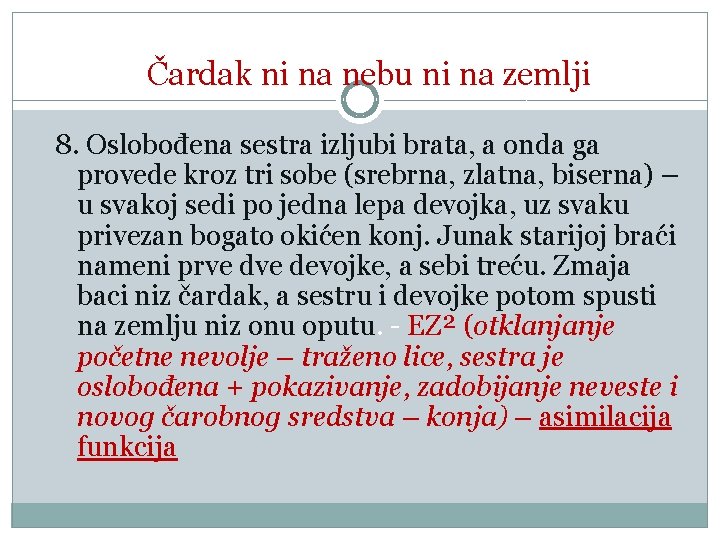 Čardak ni na nebu ni na zemlji 8. Oslobođena sestra izljubi brata, a onda