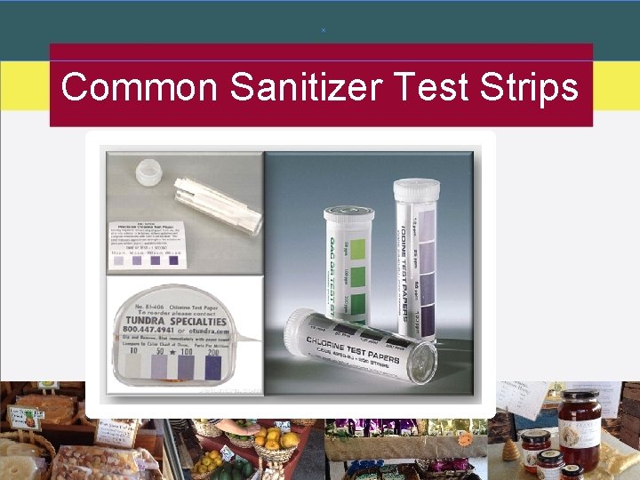 Common Sanitizer Test Strips 