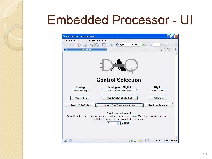 Embedded Processor - UI 13 