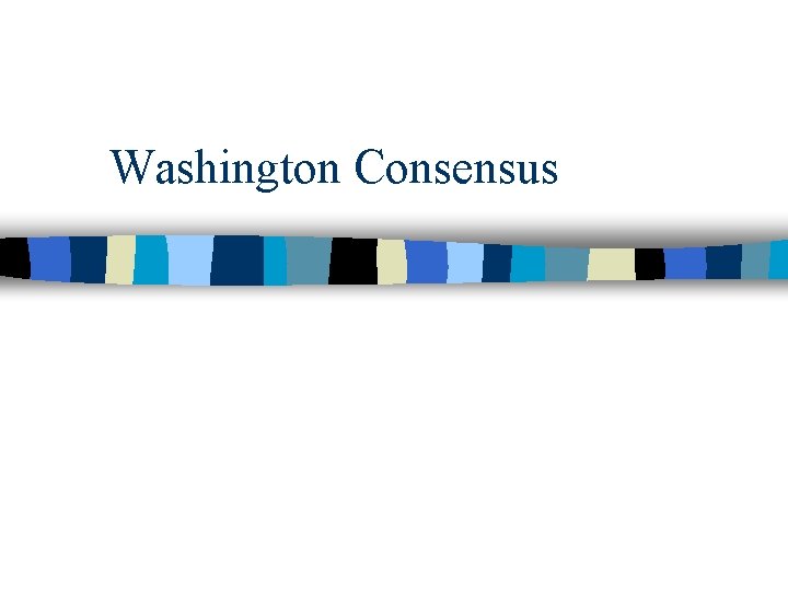 Washington Consensus 