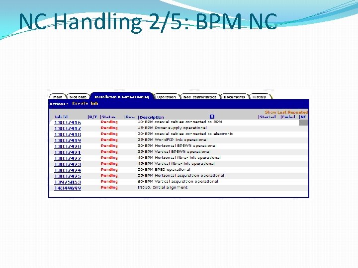 NC Handling 2/5: BPM NC 