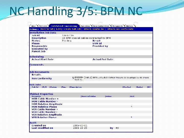 NC Handling 3/5: BPM NC 