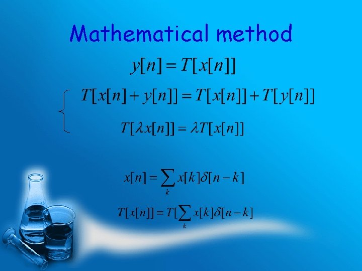 Mathematical method 