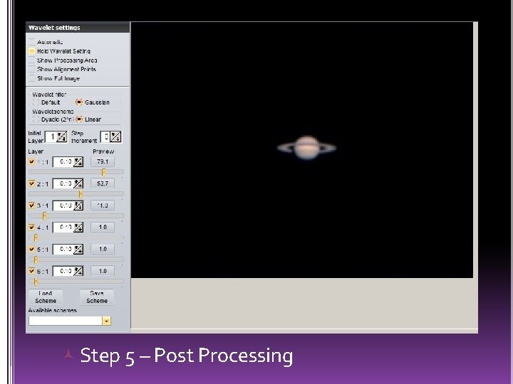  Step 5 – Post Processing 