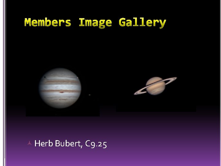  Herb Bubert, C 9. 25 