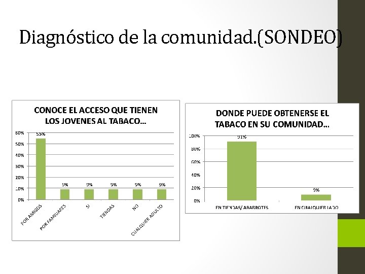 Diagnóstico de la comunidad. (SONDEO) 