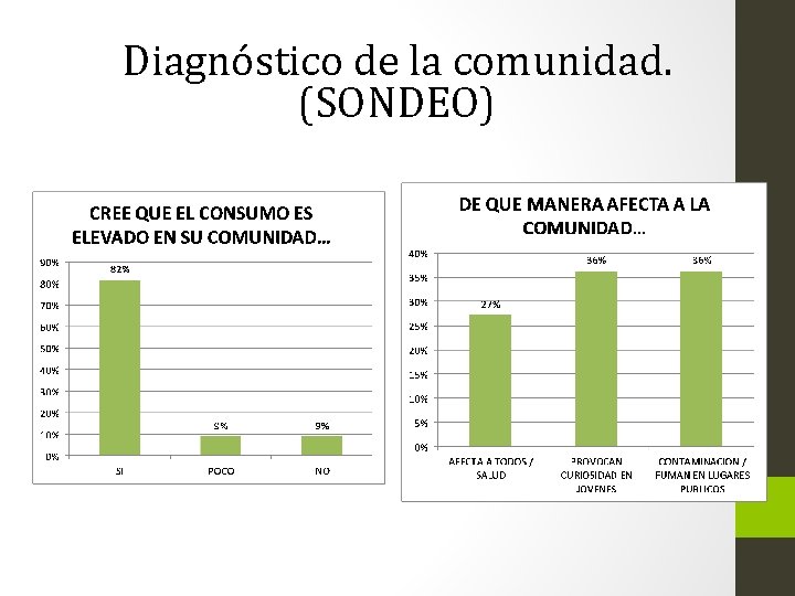 Diagnóstico de la comunidad. (SONDEO) 