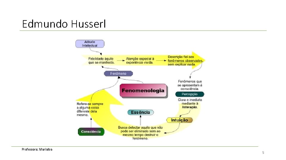 Edmundo Husserl Professora: Marialba 5 