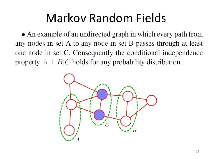 Markov Random Fields 22 