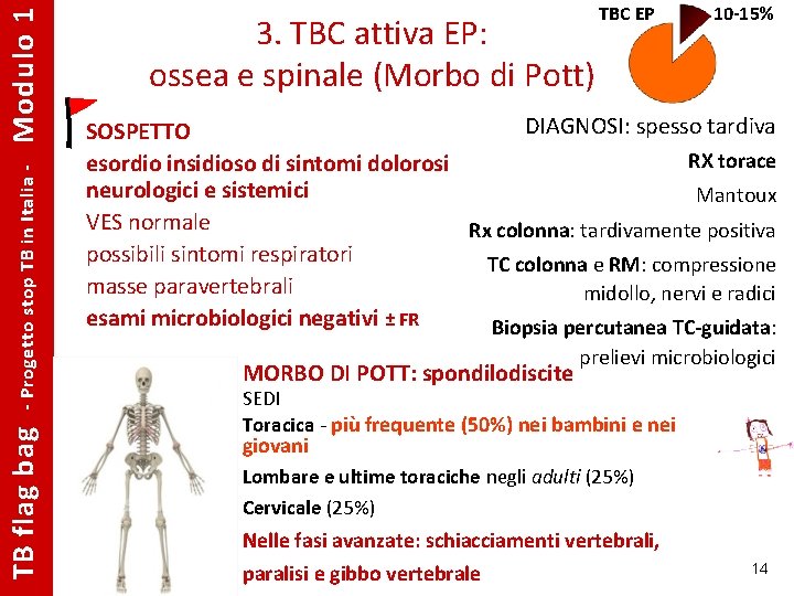 Modulo 1 - Progetto stop TB in Italia - TB flag bag 3. TBC