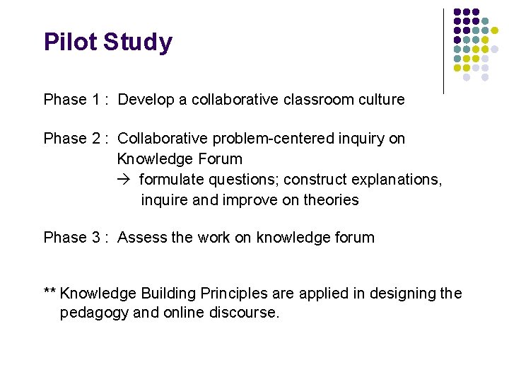 Designing and Fostering Knowledge Building Using Reflective Assessment