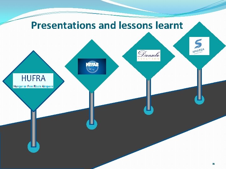 Presentations and lessons learnt 11 