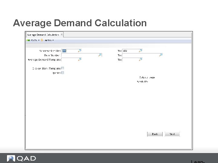 Average Demand Calculation 