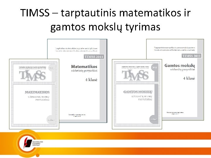 TIMSS – tarptautinis matematikos ir gamtos mokslų tyrimas 