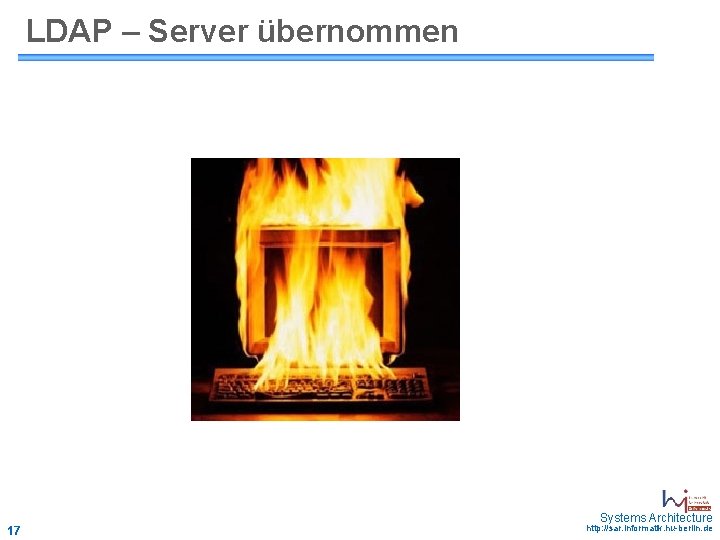 LDAP – Server übernommen May 2006 - 17 Systems Architecture 17 http: //sar. informatik.