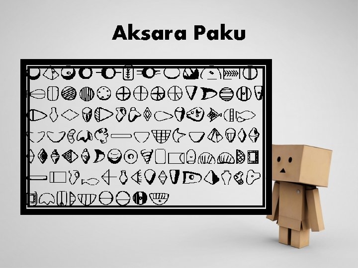 Aksara Paku 