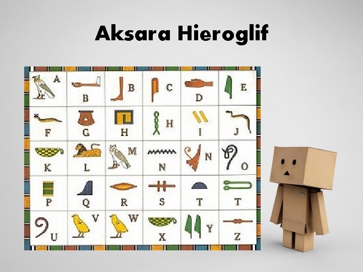 Aksara Hieroglif 
