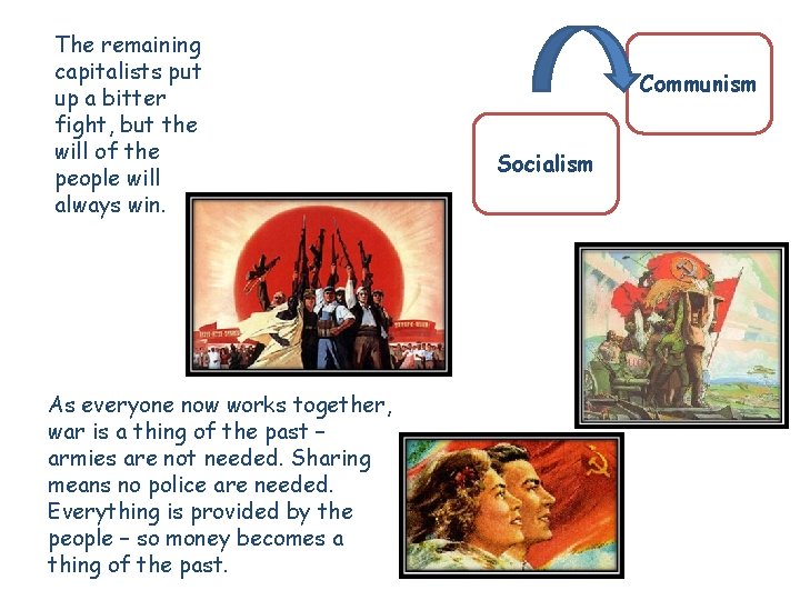 The remaining capitalists put up a bitter fight, but the will of the people