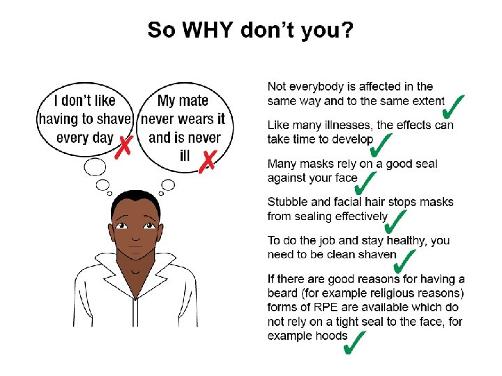 So why don't you? – – – Not everybody is affected in the same