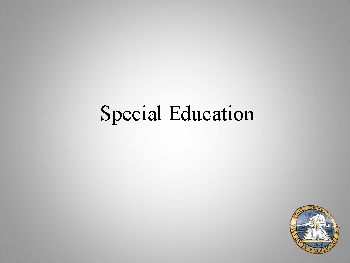 Special Education 
