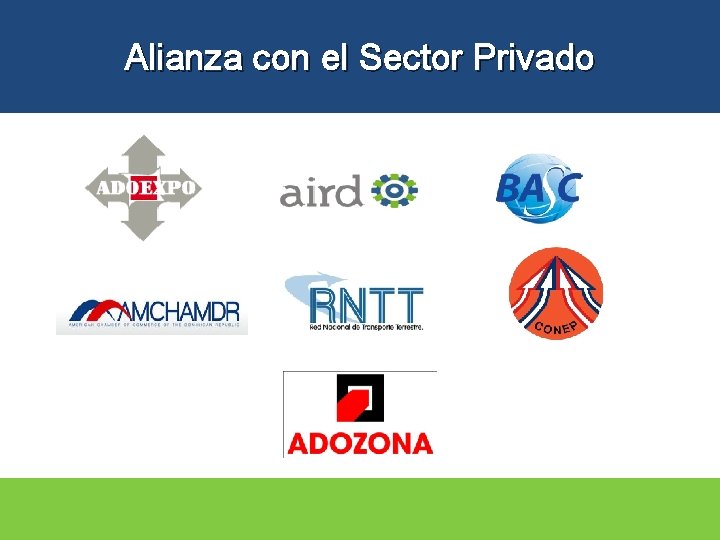 Alianza con el Sector Privado 