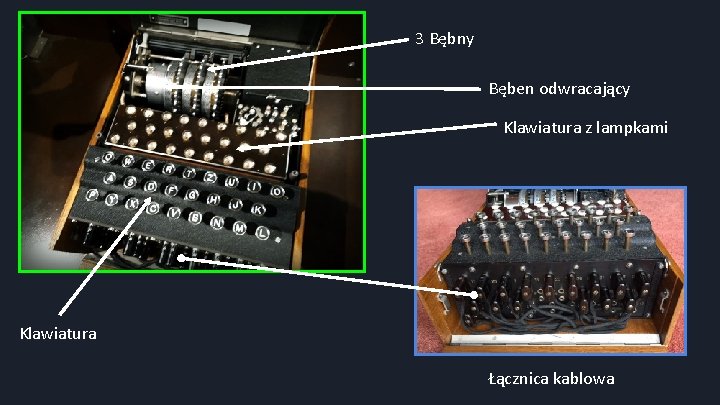 3 Bębny Bęben odwracający Klawiatura z lampkami Klawiatura Łącznica kablowa 