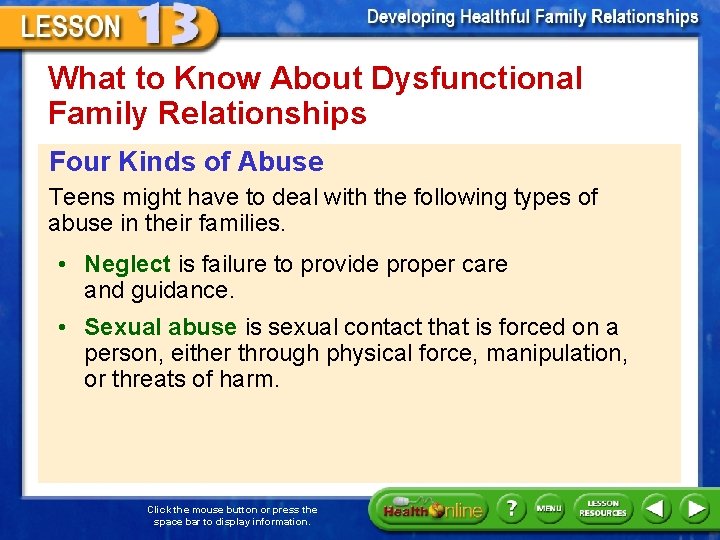 What to Know About Dysfunctional Family Relationships Four Kinds of Abuse Teens might have