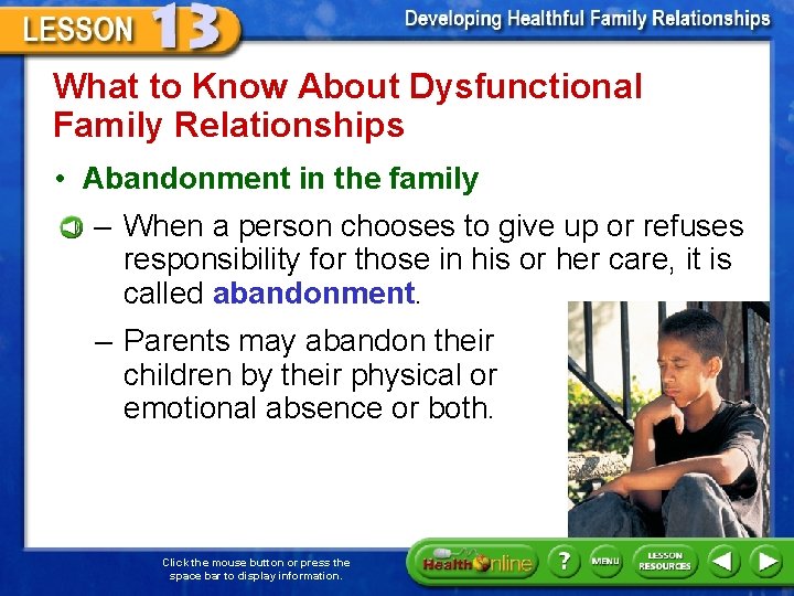 What to Know About Dysfunctional Family Relationships • Abandonment in the family – When