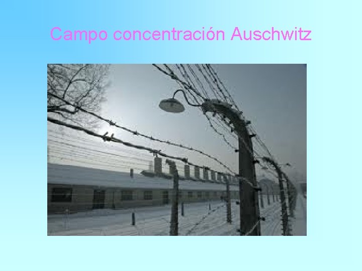 Campo concentración Auschwitz 