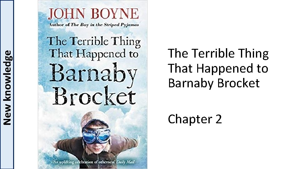 New knowledge The Terrible Thing That Happened to Barnaby Brocket Chapter 2 