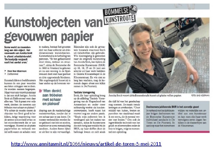 http: //www. annitasmit. nl/1066/nieuws/artikel-de-toren-5 -mei-2011 