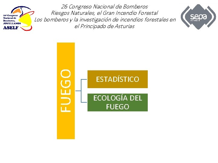 FUEGO 26 Congreso Nacional de Bomberos Riesgos Naturales, el Gran Incendio Forestal Los bomberos