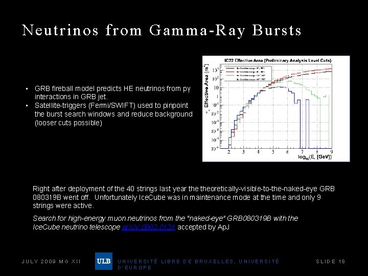 Neutrinos from Gamma-Ray Bursts • GRB fireball model predicts HE neutrinos from pγ interactions