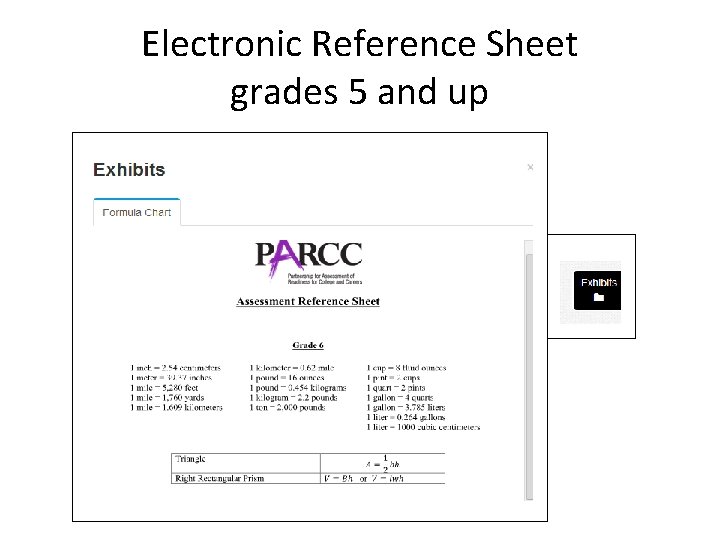 Electronic Reference Sheet grades 5 and up 