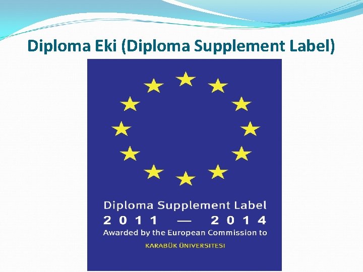 Diploma Eki (Diploma Supplement Label) 