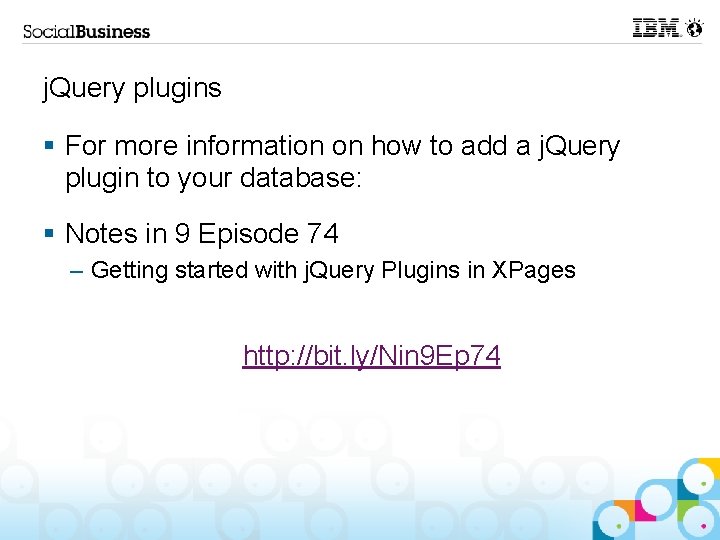 j. Query plugins § For more information on how to add a j. Query