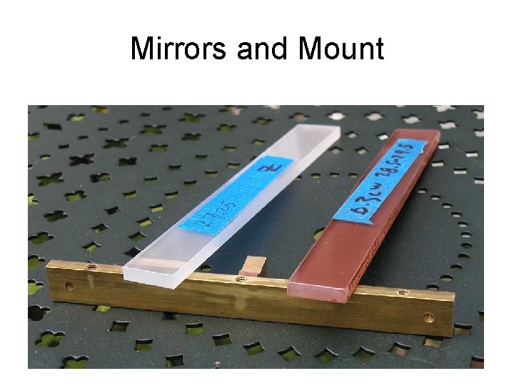 Mirrors and Mount 