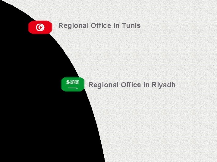 Regional Office in Tunis Regional Office in Riyadh Regional Office in Tunis Regional Office in Riyadh