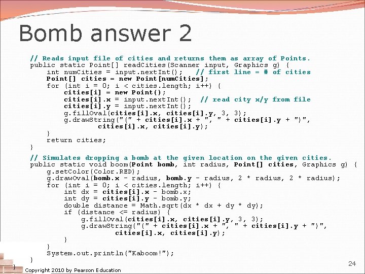 Bomb answer 2 // Reads input file of cities and returns them as array Bomb answer 2 // Reads input file of cities and returns them as array