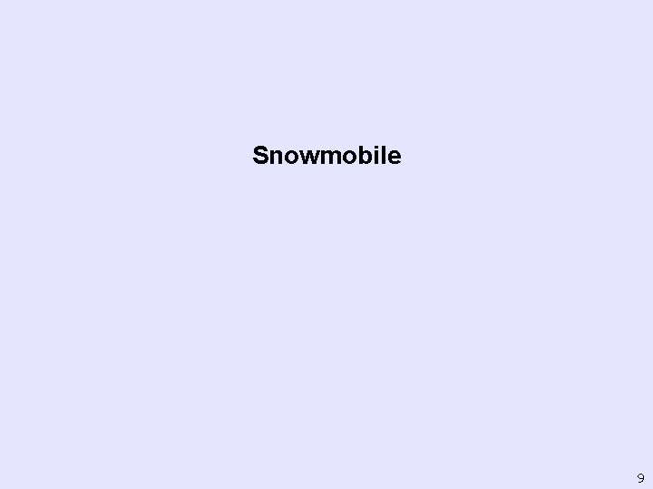 Snowmobile 9 