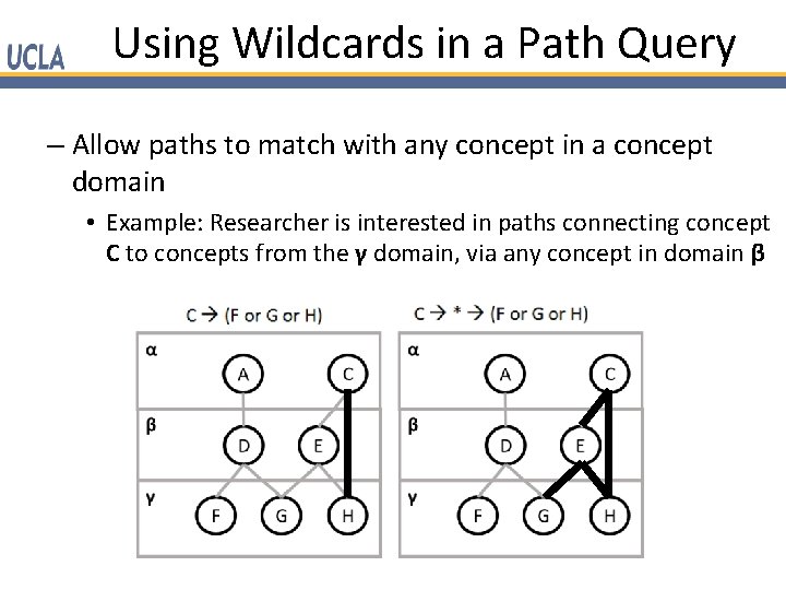 Using Wildcards in a Path Query – Allow paths to match with any concept