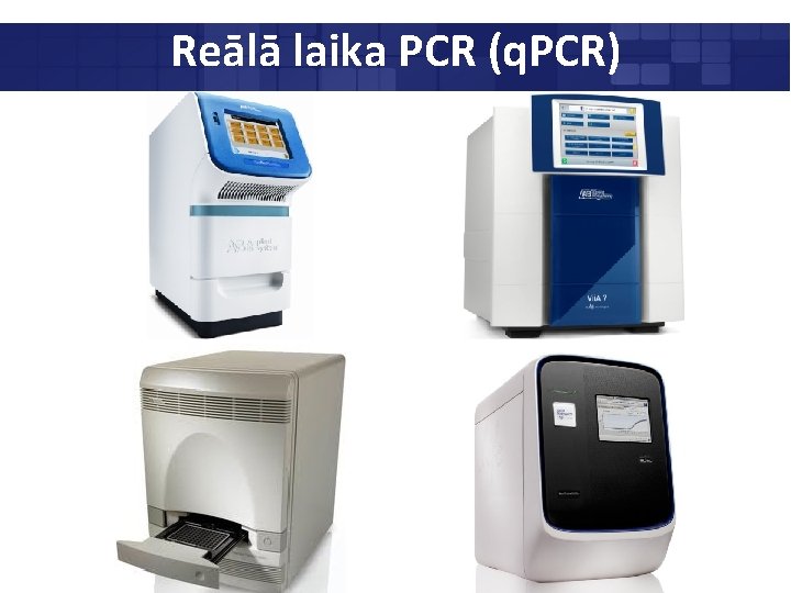 Reālā laika PCR (q. PCR) 
