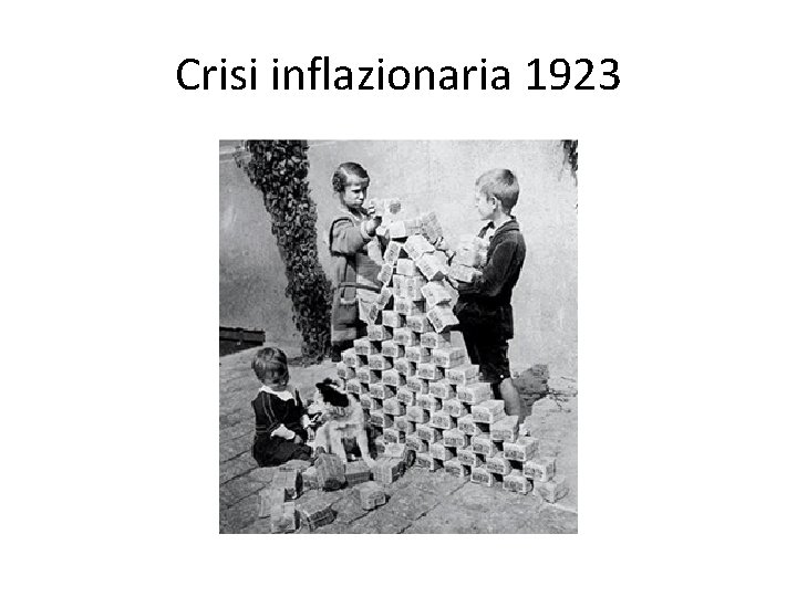 Crisi inflazionaria 1923 