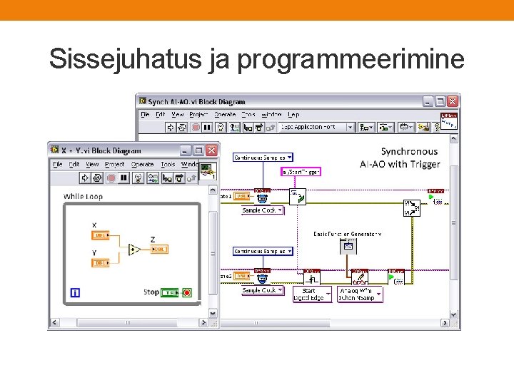 Sissejuhatus ja programmeerimine 