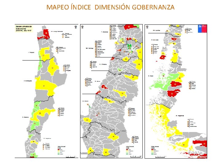 MAPEO ÍNDICE DIMENSIÓN GOBERNANZA 