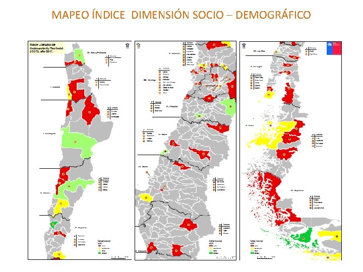 MAPEO ÍNDICE DIMENSIÓN SOCIO – DEMOGRÁFICO 