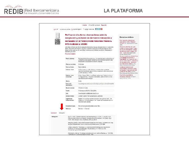 LA PLATAFORMA 